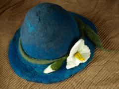 Blue hat